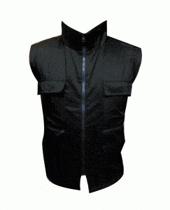 chaleco cuello neru con capucha