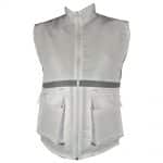 chaleco antifluido blanco