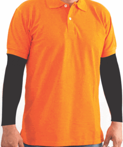 camiseta tipo polo manga corta