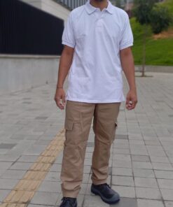 camiseta tipo polo franela